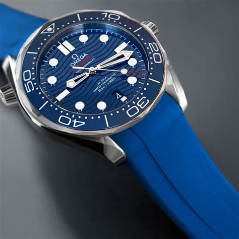 watchuseek omega seamaster diver 300m rubber strap price|seamaster watch straps.